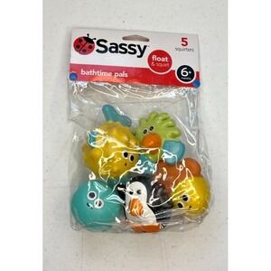 Sassy Bathtime Pals Squirt & Float 5-Pieces